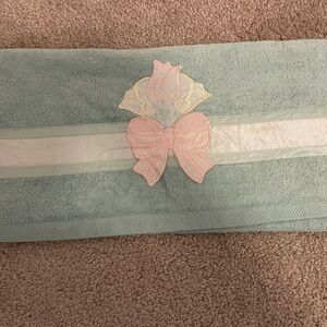 3 Embroidered Towels: 30” x 16”